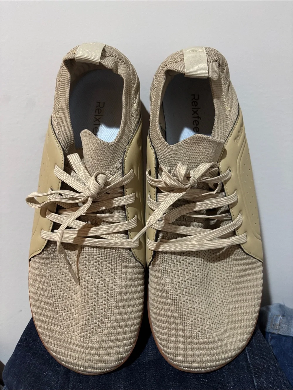 Reef Men's Beige Knit Sneakers